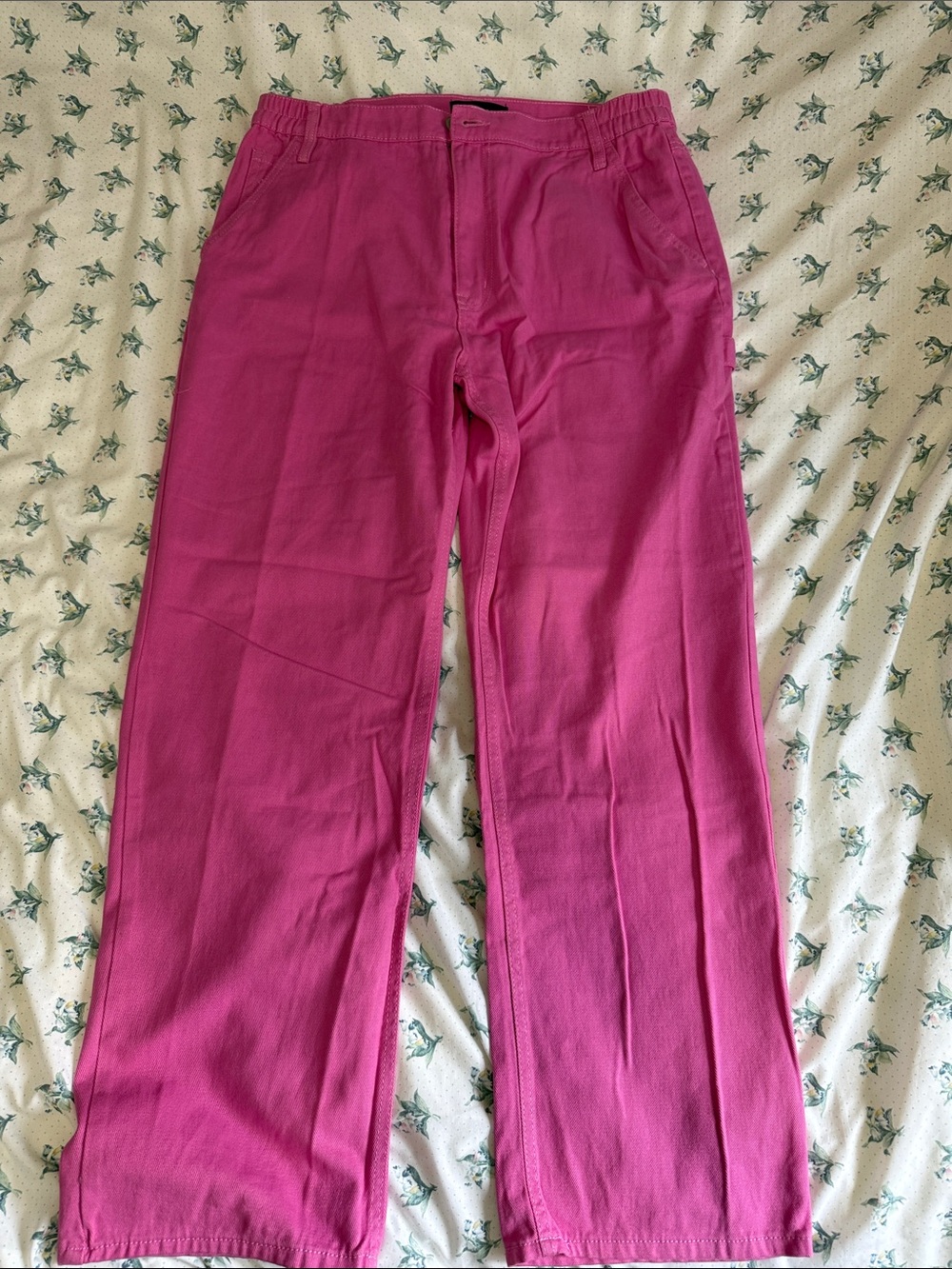 Aeropostale Women’s Pink Baggy Carpenter Pants